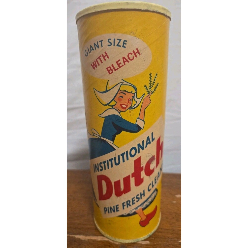 Institutional Dutch Cleanser Pine Fresh Giant Size Advertising Purex 1950s Prop